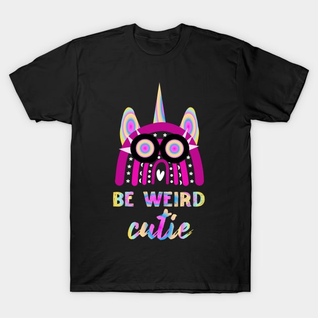 Weird Unicorn Rainbow T-Shirt by Nice Surprise